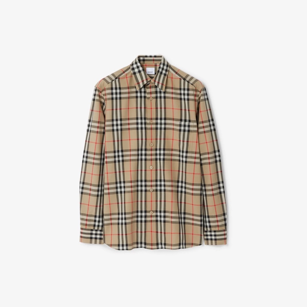 Burberry Classic Check Beige Shirt men’s xxl. Great condition